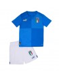 Itálie Domácí dres pro děti 2022 Krátký Rukáv (+ trenýrky)